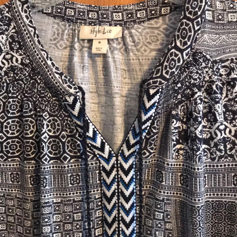 🍀 Style & Co Top (M) - Picture 3 of 6